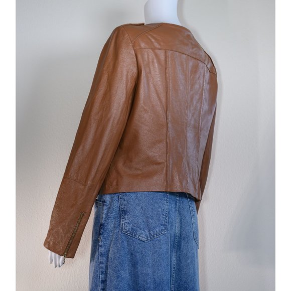 WHBM: Moto Leather Jacket - Picture 7 of 12